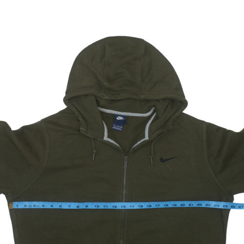 Nike Men’s Green Full Zip Hoodie XL Fleece Sportswear