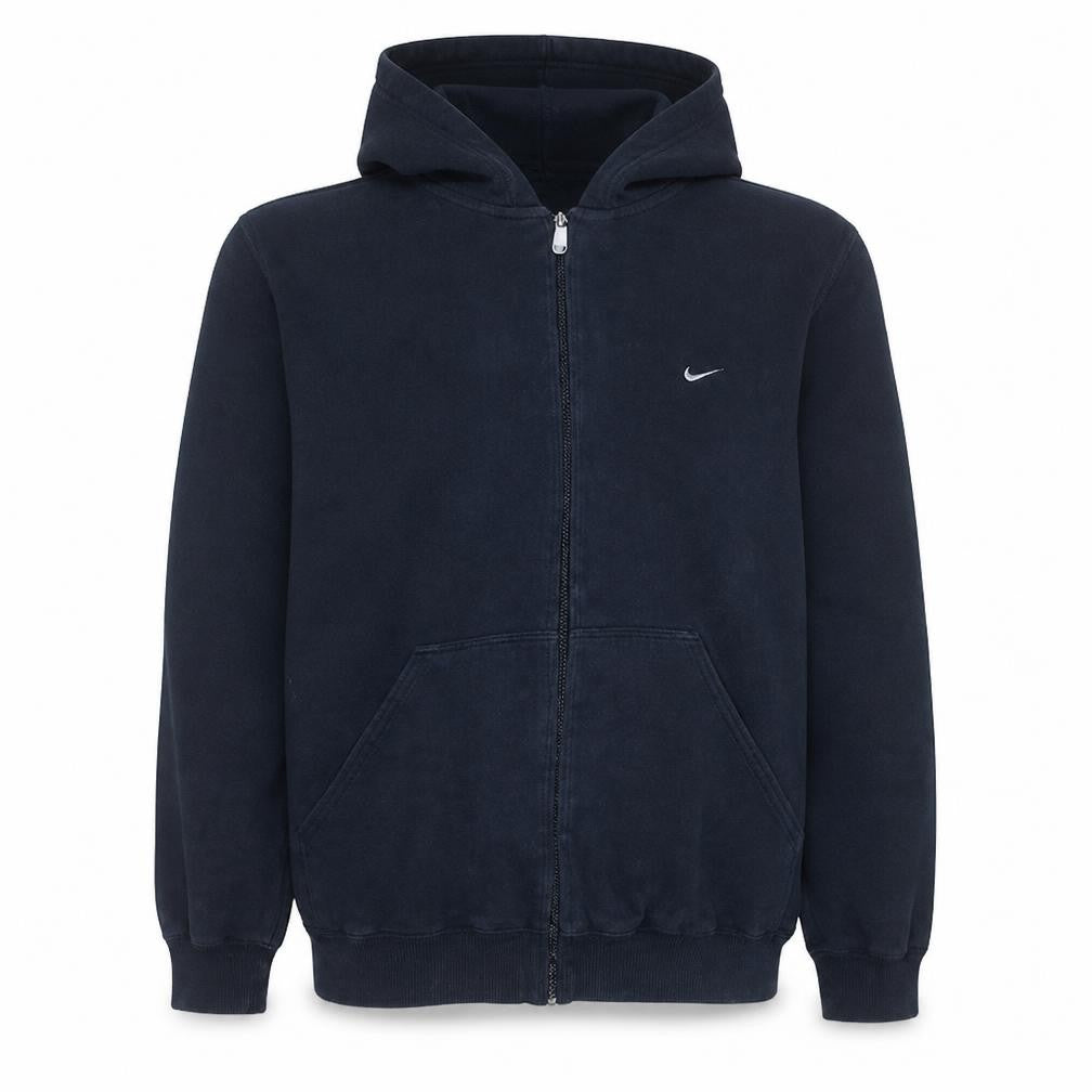 Nike Men’s Blue Full Zip Fleece Hoodie L Regular Fit