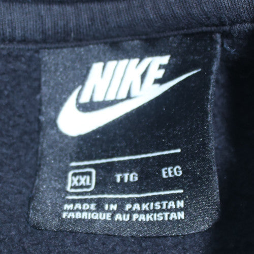 Nike Men's Black 2XL Pullover Hoodie with Logo