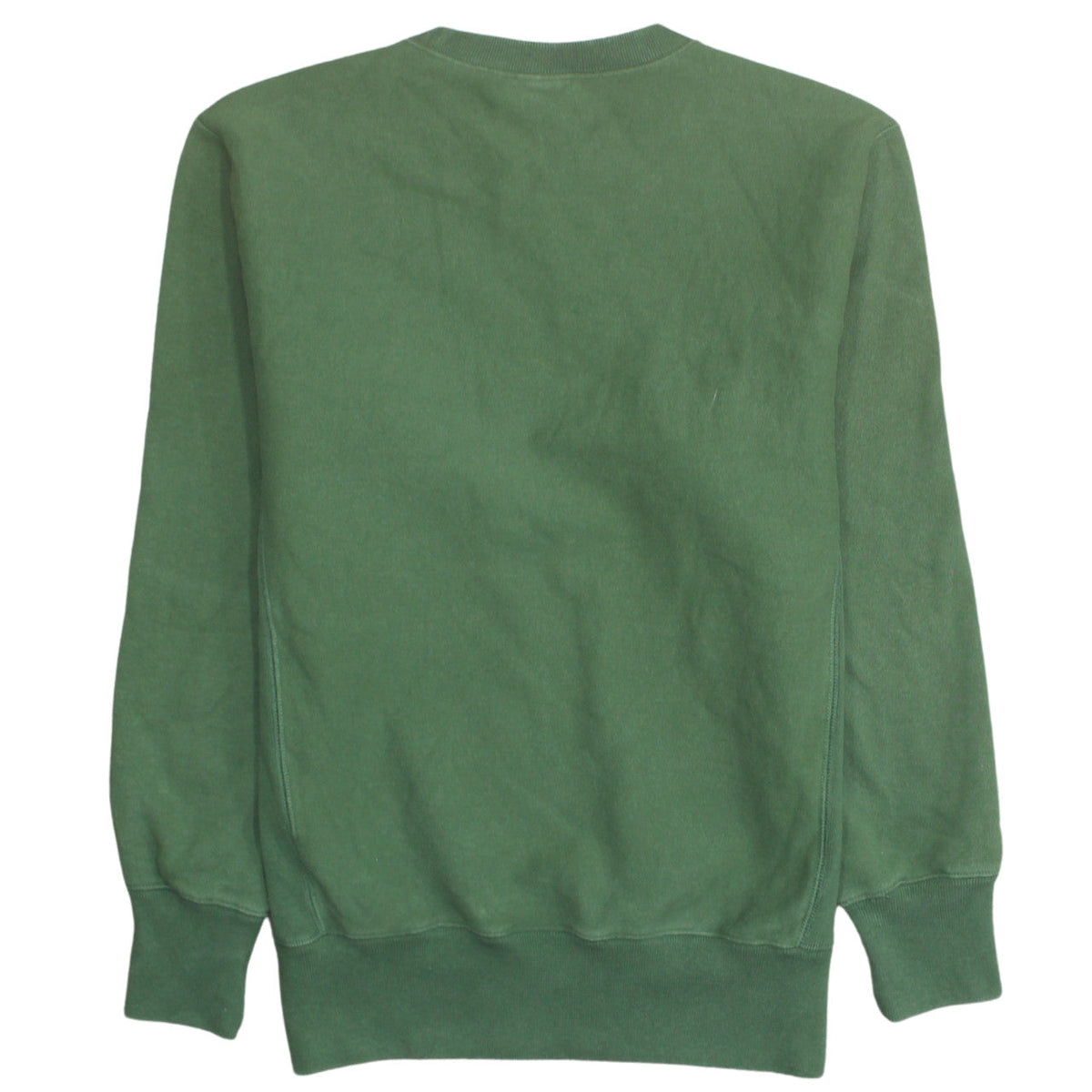 Champion Men's Green Reverse Weave Crew Neck Sweatshirt Size L