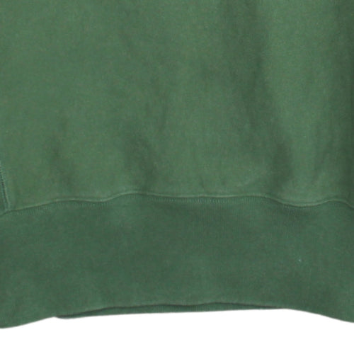 Champion Men's Green Reverse Weave Crew Neck Sweatshirt Size L