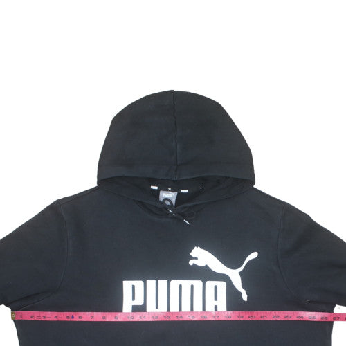 Puma Men's Black XL Pullover Hoodie Fleece Sweatshirt