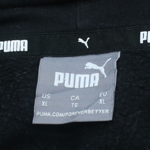 Puma Men's Black XL Pullover Hoodie Fleece Sweatshirt
