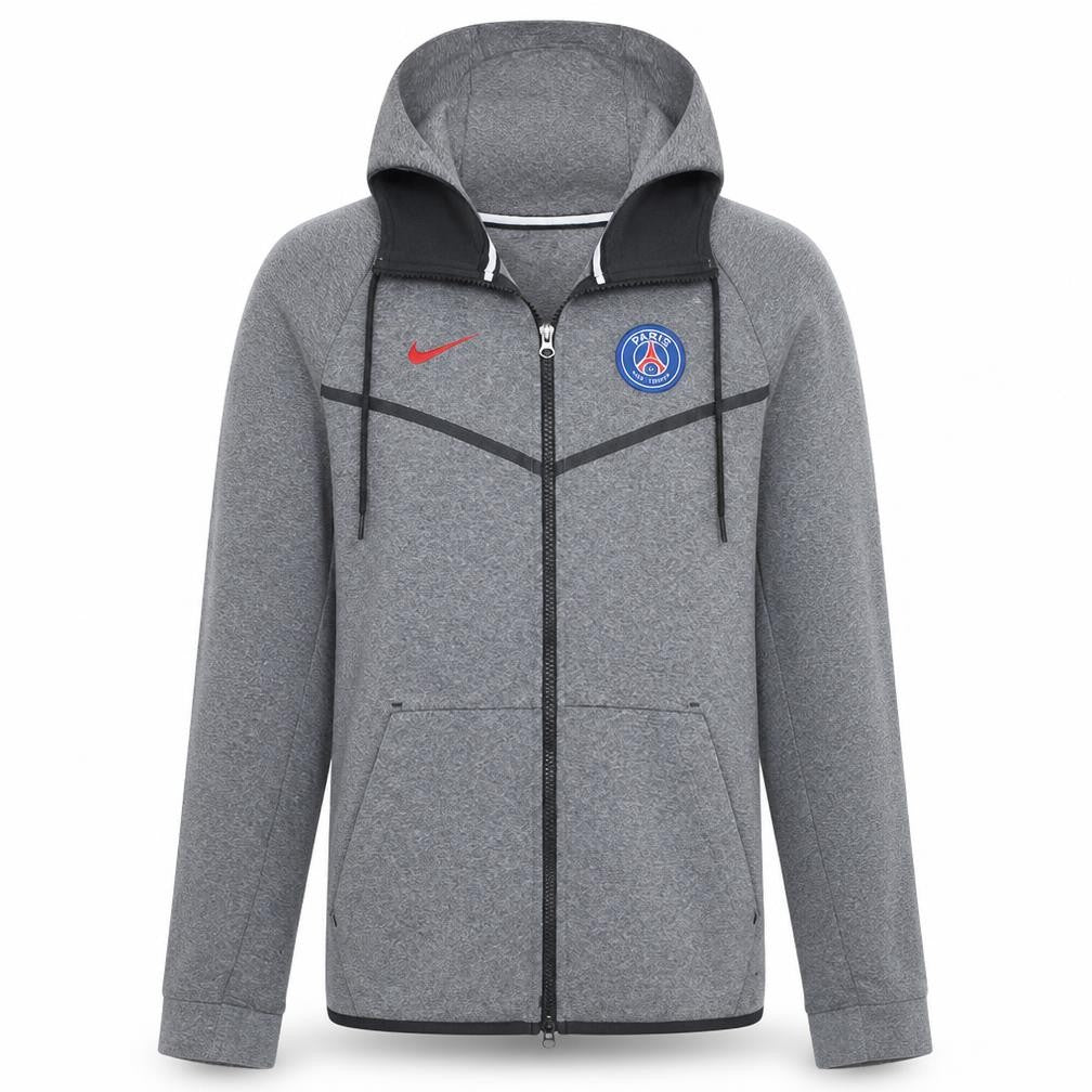 Nike Men’s Grey Full Zip Hoodie Small Regular Fit Sportswear