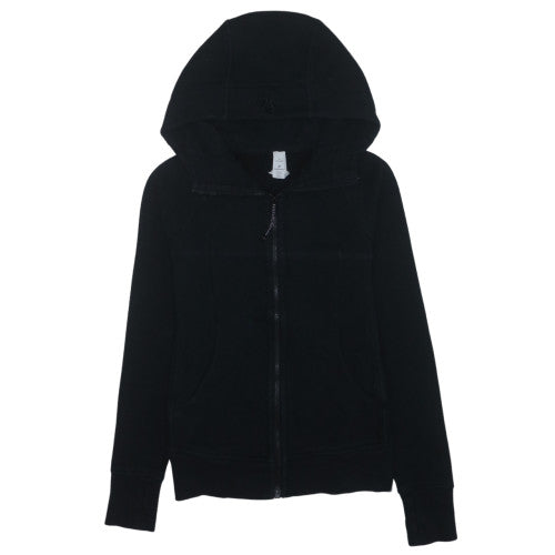 Lululemon Womens Black Size 8 Full Zip Hoodie Sweatshirt