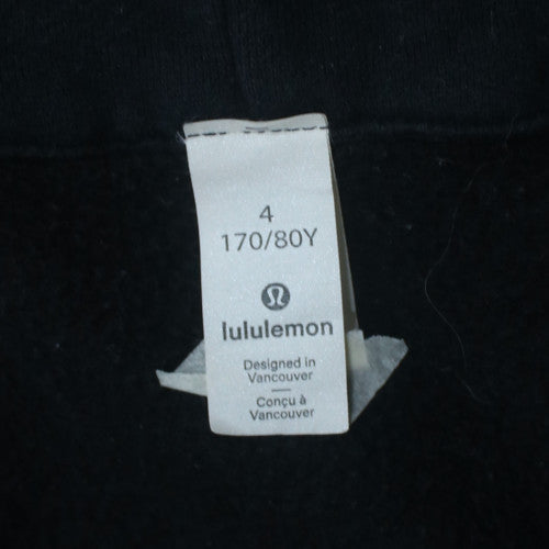 Lululemon Womens Black Size 8 Full Zip Hoodie Sweatshirt