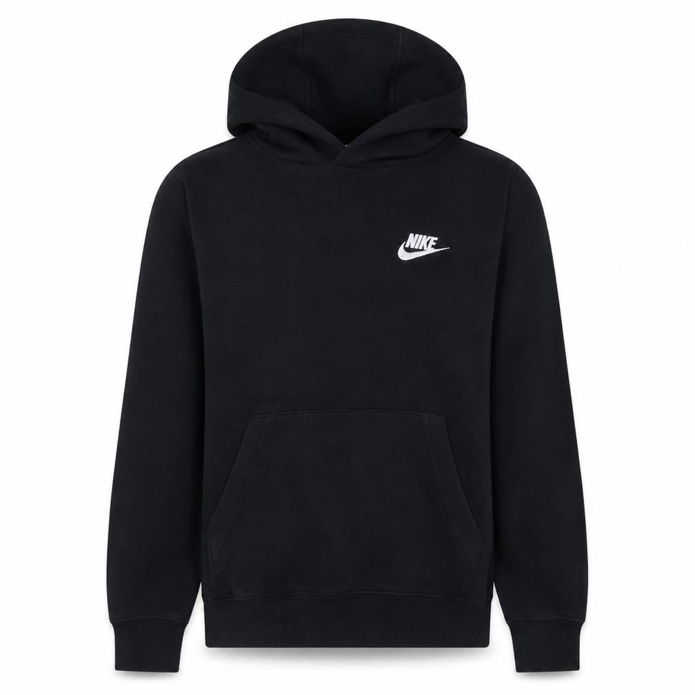 Nike Men's Black Pullover Hoodie Size S Fleece Logo Sportswear