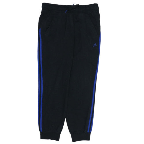 Adidas Women Black Jogger Trousers Size 12-14 Fleece Comfortable Sportswear