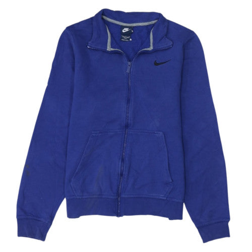 Nike Men's Blue Full Zip Fleece Sweatshirt L