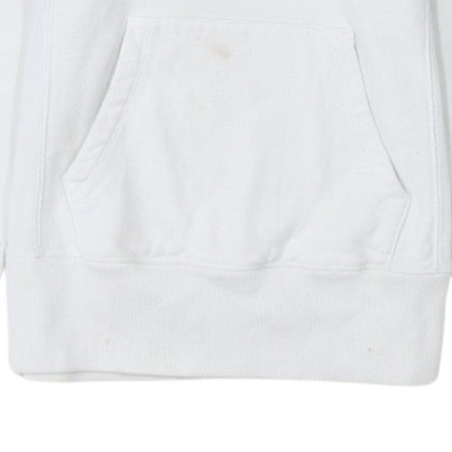 Champion Women's White Small Pullover Hoodie with Logo