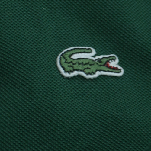 Lacoste Men's Green Cotton Short Sleeve Polo Shirt Size L