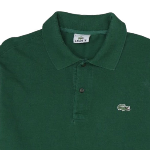 Lacoste Men's Green Cotton Short Sleeve Polo Shirt Size L