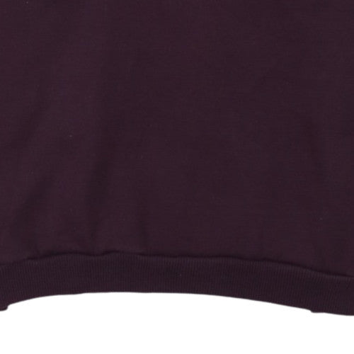 Piping Hot Women's Purple Pullover Hoodie Size 16 Graphic Print