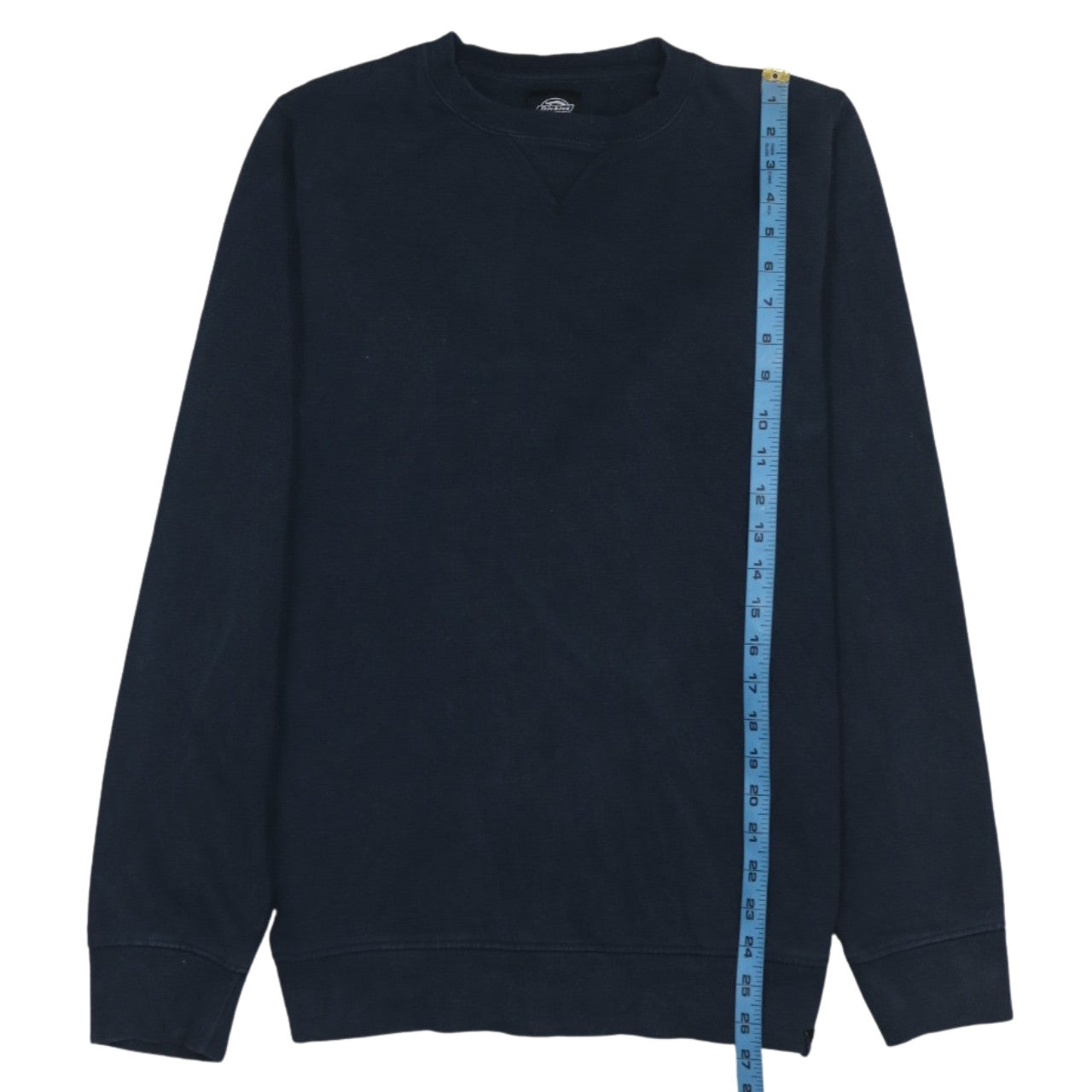Dickies Men's Blue Crew Neck Cotton Pullover Sweatshirt Medium