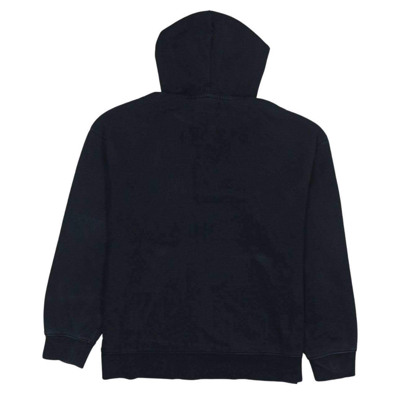 Calvin Klein Womens Black Relaxed Fit Cotton Pullover Hoodie XS