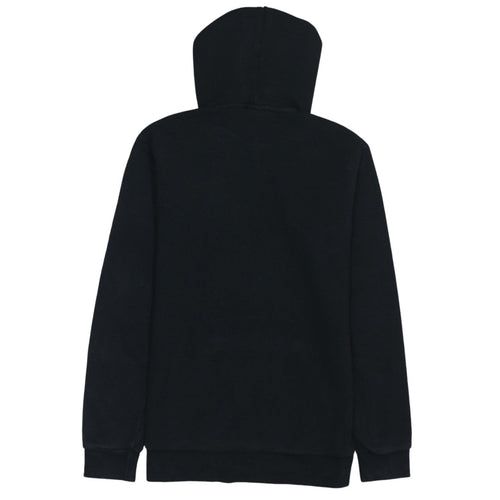 Adidas Womens Black Small Pullover Hoodie with Logo Print