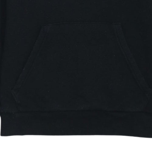 Adidas Womens Black Small Pullover Hoodie with Logo Print