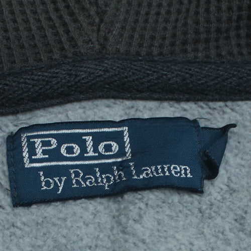 Polo Ralph Lauren Women's Black Full Zip Hoodie Size M Cotton Blend