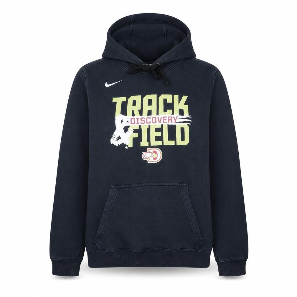 Front view of Nike Women's Black Pullover Hoodie Small Track & Field Sweatshirt