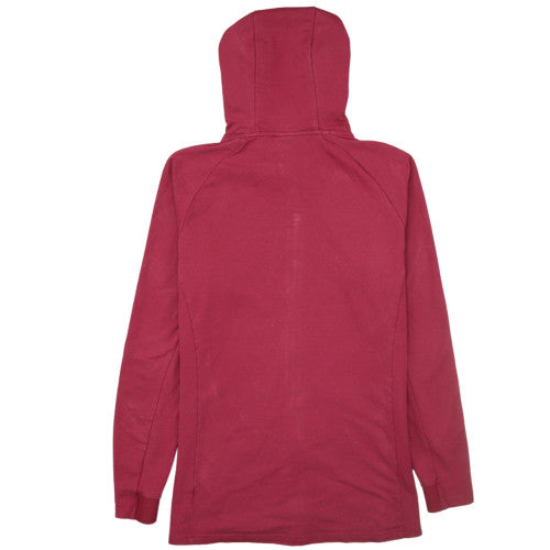 Gymshark Men's Red Full Zip Hoodie Size M Slim Fit Gym Wear