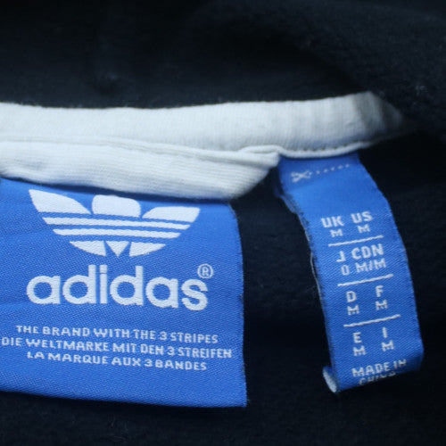 Adidas Originals Men's Black Full Zip Hoodie Size M Sports Style