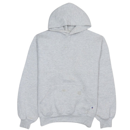 Russell Athletic Mens Grey L Pullover Hoodie Fleece Sweatshirt