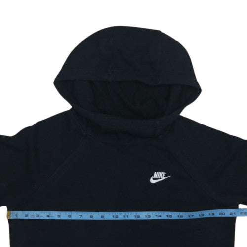 Nike Men's Black Pullover Hoodie M Regular Fit Sports Fleece