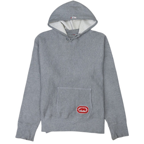 Ecko Red Men's Grey XL Pullover Hoodie Embroidered Logo