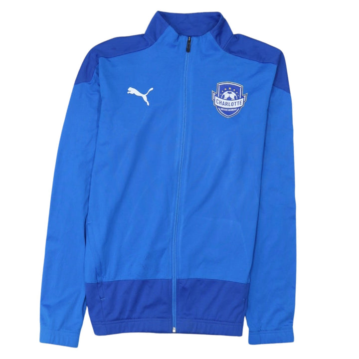 Puma Men's Blue Full Zip Charlotte Soccer Academy Sweatshirt M