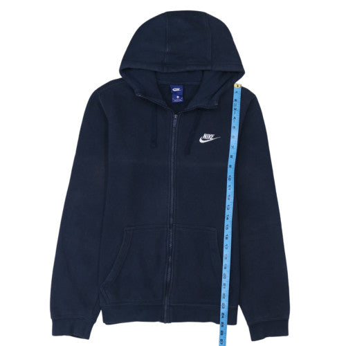 Nike Men's Blue Full Zip Hoodie Size S Fleece Sportswear