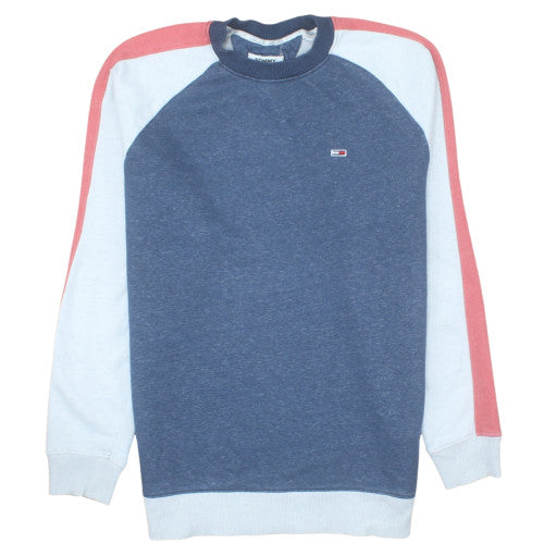 Tommy Jeans Men's Blue Crew Neck Sweatshirt Size S Regular Fit
