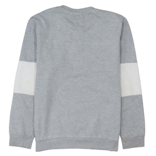 FILA Mens Grey Crew Neck Pullover Sweatshirt L Regular Fit
