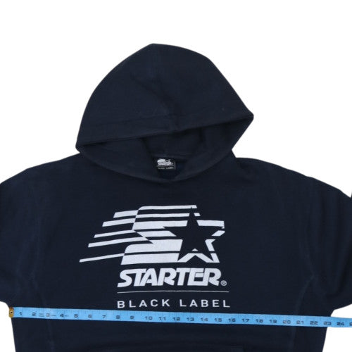 Starter Black Label Men's Blue Pullover Hoodie Size M