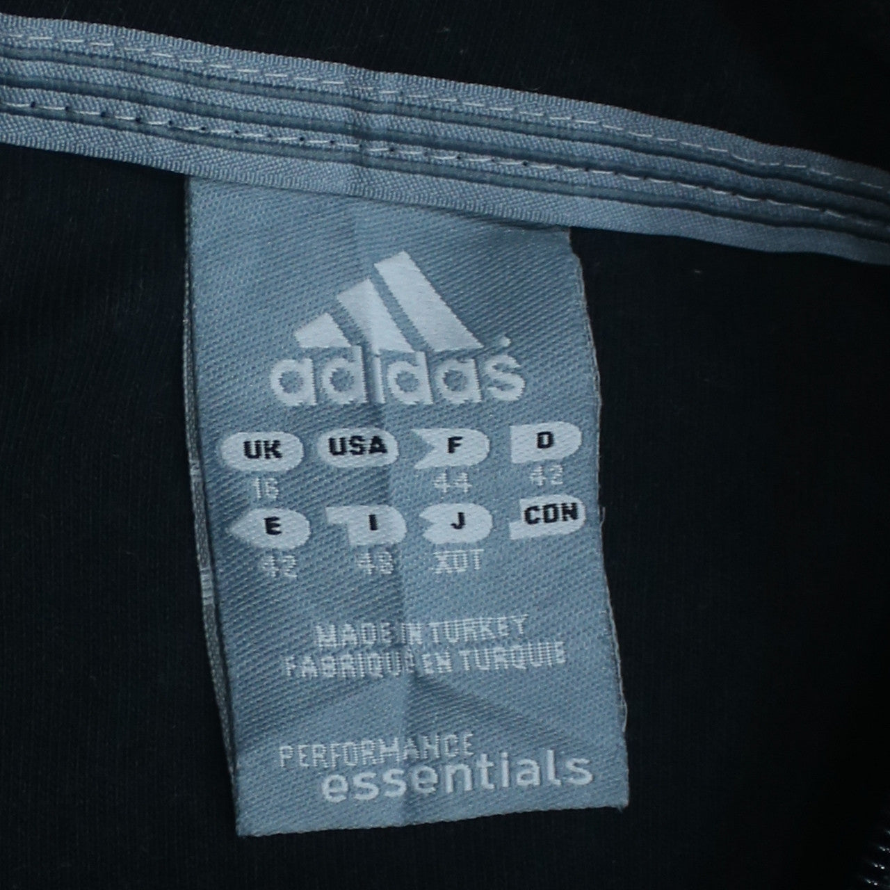Adidas Women Black Size 16 Full Zip Sweatshirt Jacket