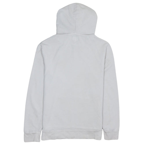 Levi's Womens White Small Pullover Hoodie Cotton Logo Print