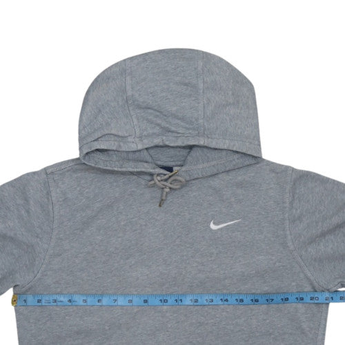 Nike Men's Grey Pullover Hoodie L Regular Fit Fleece Sportswear