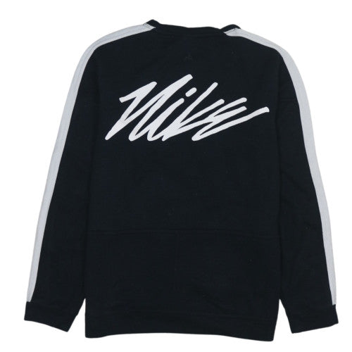 Nike Men's Black S Dri-Fit Crew Neck Pullover Sweatshirt