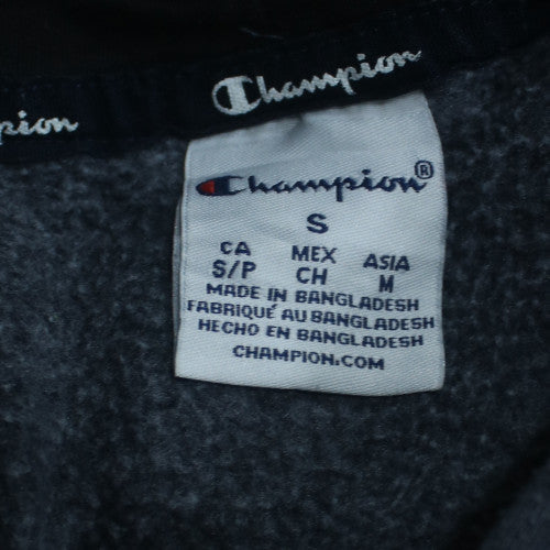 Champion Men's Black Pullover Hoodie S Camouflage Logo Fleece