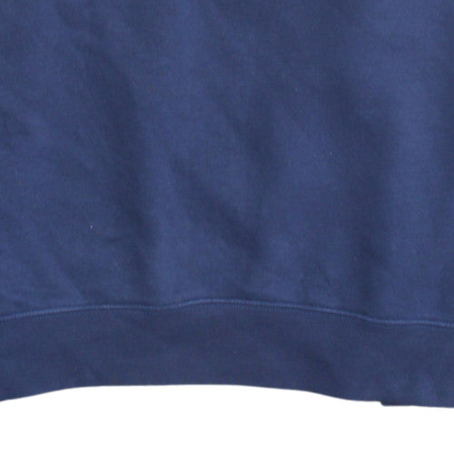 Nike Men's Blue Crew Neck Pullover Logo Sweatshirt Size L