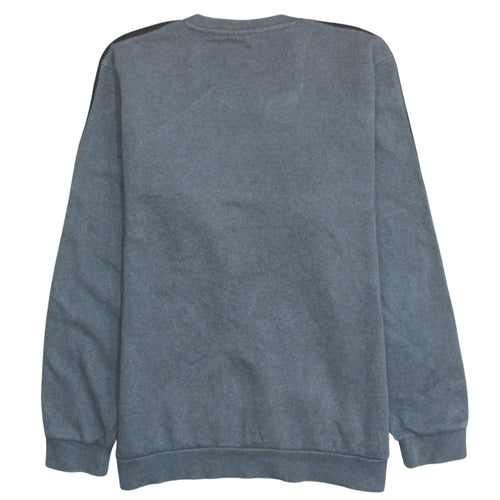 Adidas Mens Grey Logo Crew Neck Sweatshirt Size L Pullover