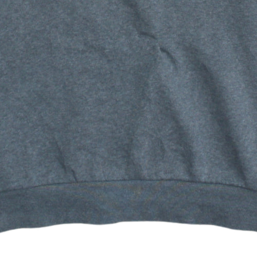 Adidas Mens Grey Logo Crew Neck Sweatshirt Size L Pullover