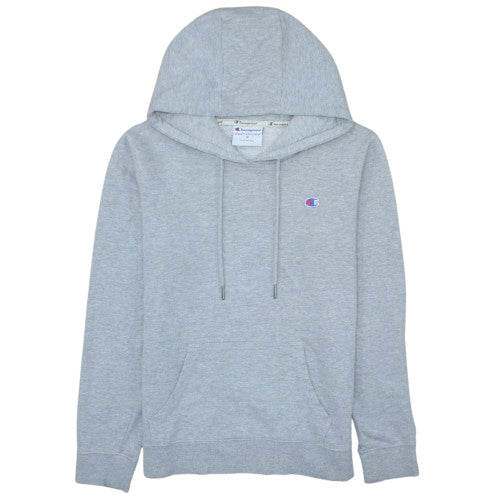 Champion Women's Grey Pullover Hoodie Medium Cotton Blend Athleticwear