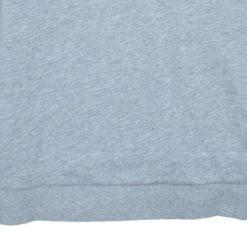 Disney Womens Grey Pullover Sweatshirt Size 8 Tu Cotton Blend Crew Neck