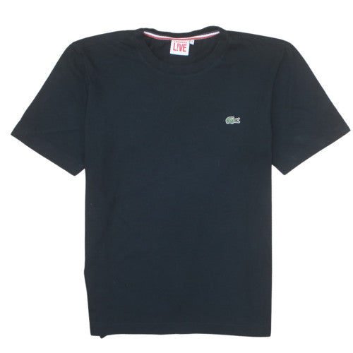 Lacoste Live Men's Black Crew Neck Short Sleeve Cotton T-Shirt M