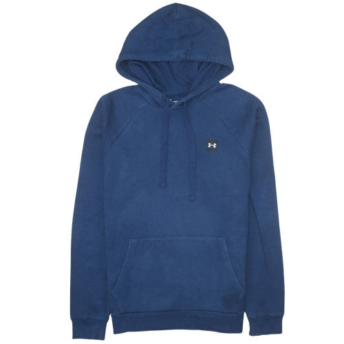 Under Armour Men's Blue Pullover Hoodie M Fleece Relaxed Fit