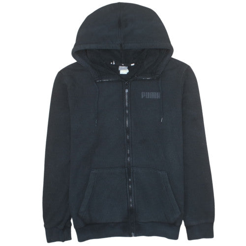 Puma Men's Black Full Zip Hoodie Size M Fleece Sportswear