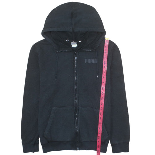 Puma Men's Black Full Zip Hoodie Size M Fleece Sportswear