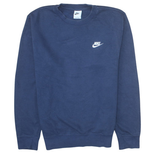 Nike Men's Blue Crew Neck Pullover Sweatshirt Size S
