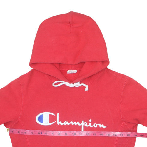 Champion Womens Red XS Reverse Weave Pullover Hoodie Sweatshirt