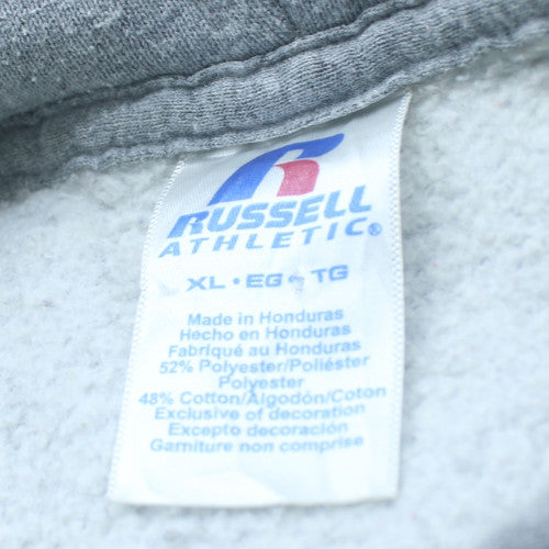 Russell Athletic Men's Grey XL Pullover Hoodie Burton Raiders Basketball